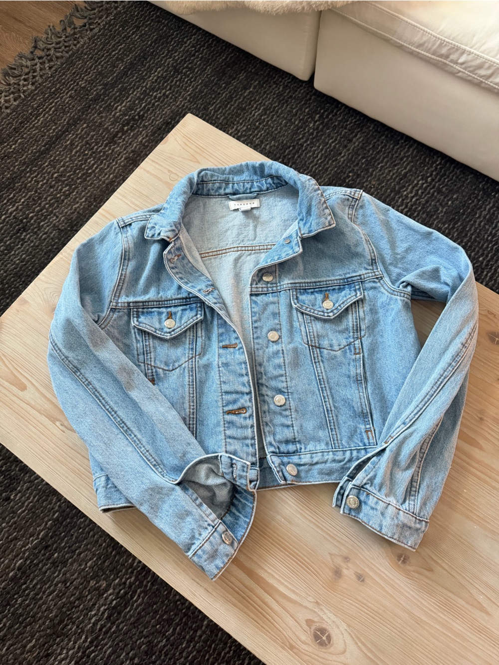 Topshop Women’s Short Denim Jacket